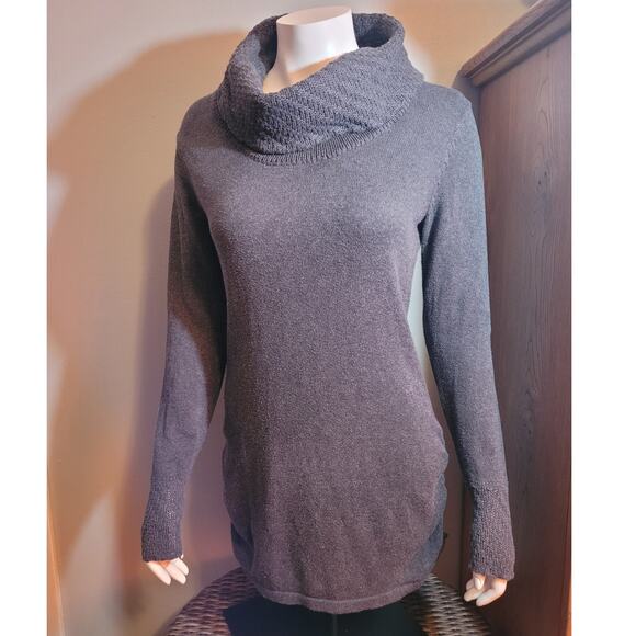 Calvin Klein Jeans Dresses & Skirts - Calvin Klein Periwinkle Cowl Neck Sweater Dress Med Bodycon Knit Quietlux